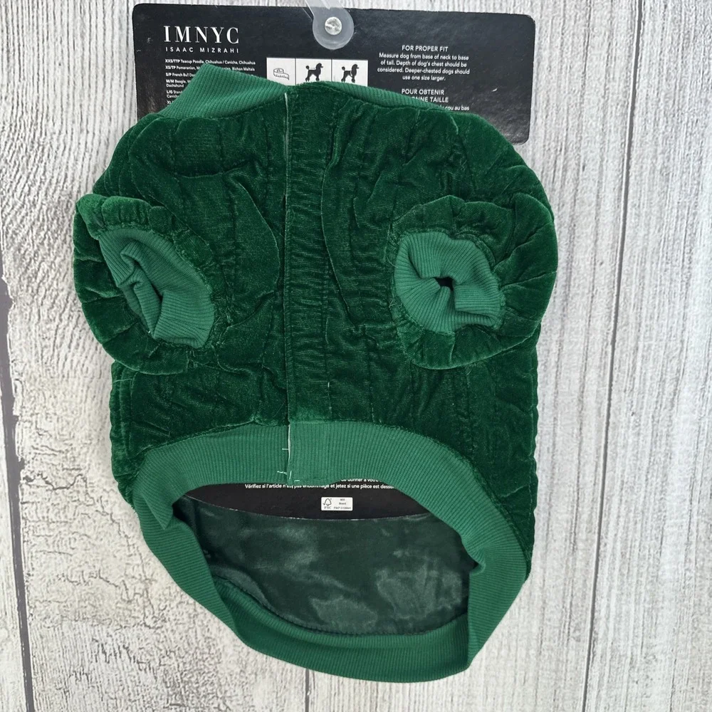 Isaac Mizrahi green velvet